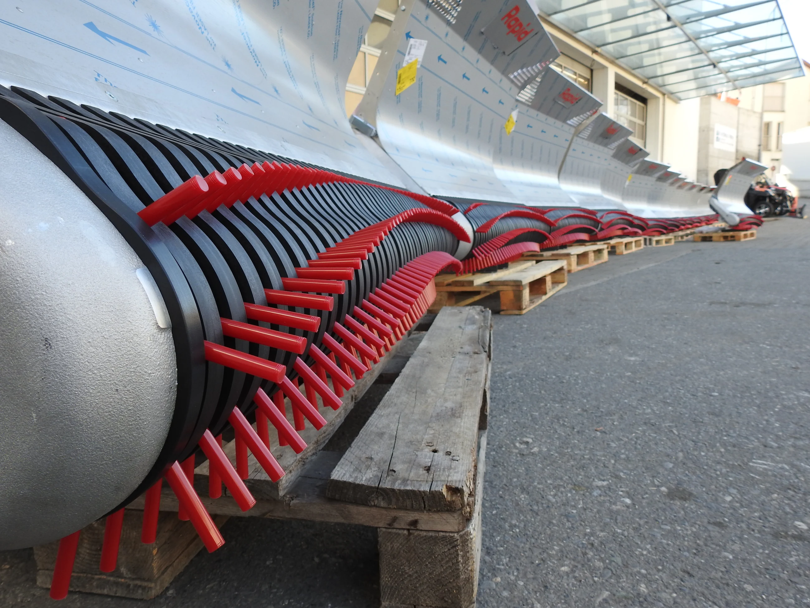Detailaufnahme eines Rapid-Anbaugeräts